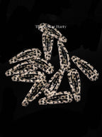 ACON Y2k Snap MiNi Hair Clips Leopard Print  for Hair Metal Hair Clip Set of 4 clips