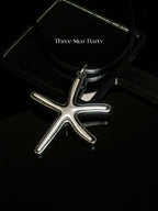 ACON Minimalist Alloy NecklaceStarfish Lucky Sea Star Pendant Necklacse for Women Beach Jewelry Gift for Chrismas Thanksgiving Wedding Valentines Mother's Day