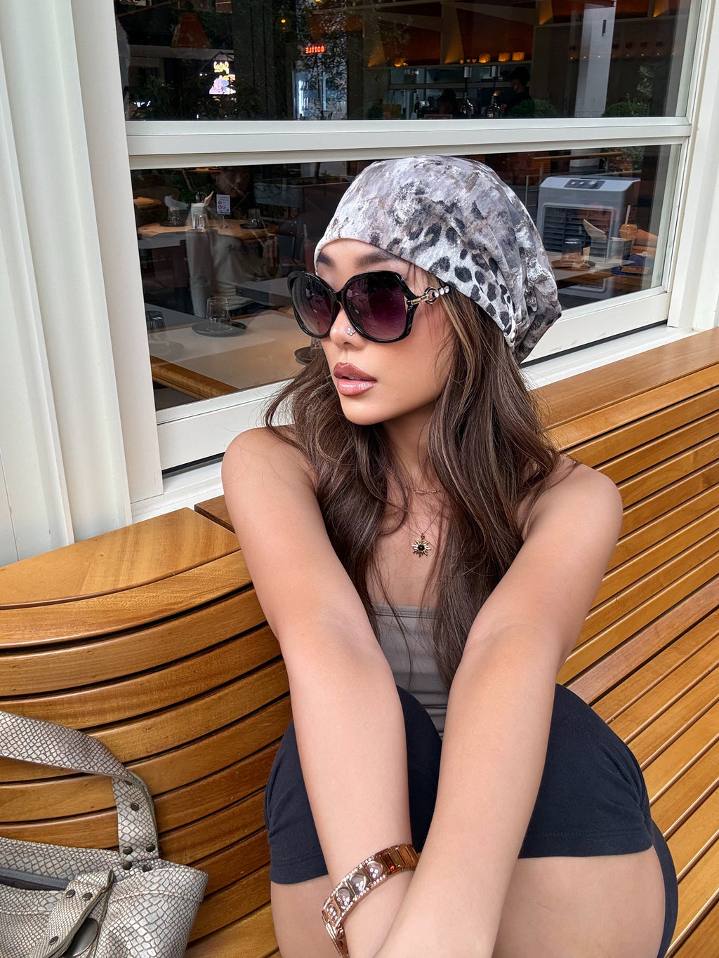 Leopard Gradient Mesh Slouchy Beanie – Breathable Stackable Hat – 2026 Summer Mesh Series | ACON