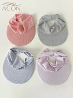 ACON Women's Striped Wide Brim Visor Hat / Stretch Headband Sun Visor for Golf, Tennis& Beach