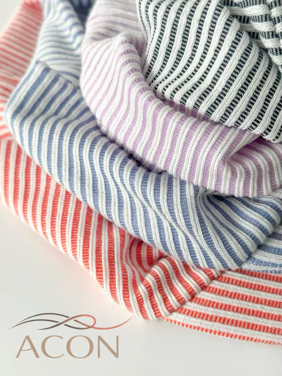 ACON Women's Striped Wide Brim Visor Hat / Stretch Headband Sun Visor for Golf, Tennis& Beach