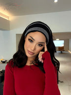 ACON TikTok Viral Wide Striped Headband - Sports & Yoga Hair Band