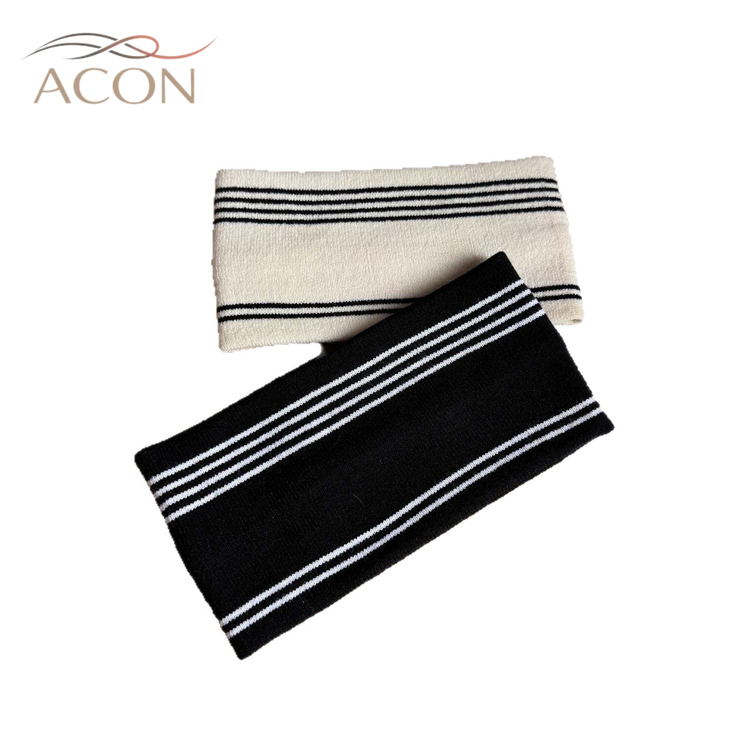 ACON TikTok Viral Wide Striped Headband - Sports & Yoga Hair Band