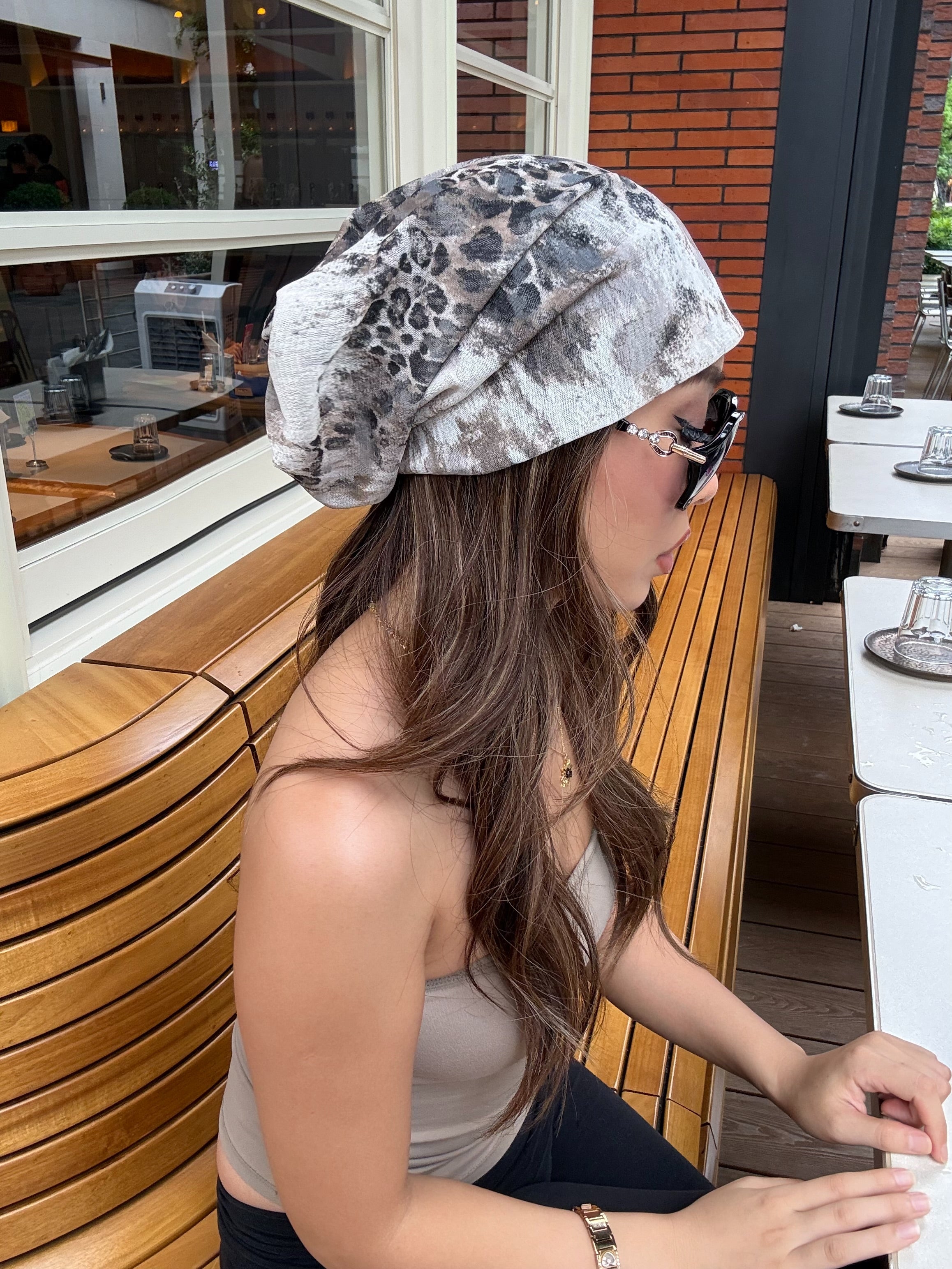 Leopard Gradient Mesh Slouchy Beanie – Breathable Stackable Hat – 2026 Summer Mesh Series | ACON