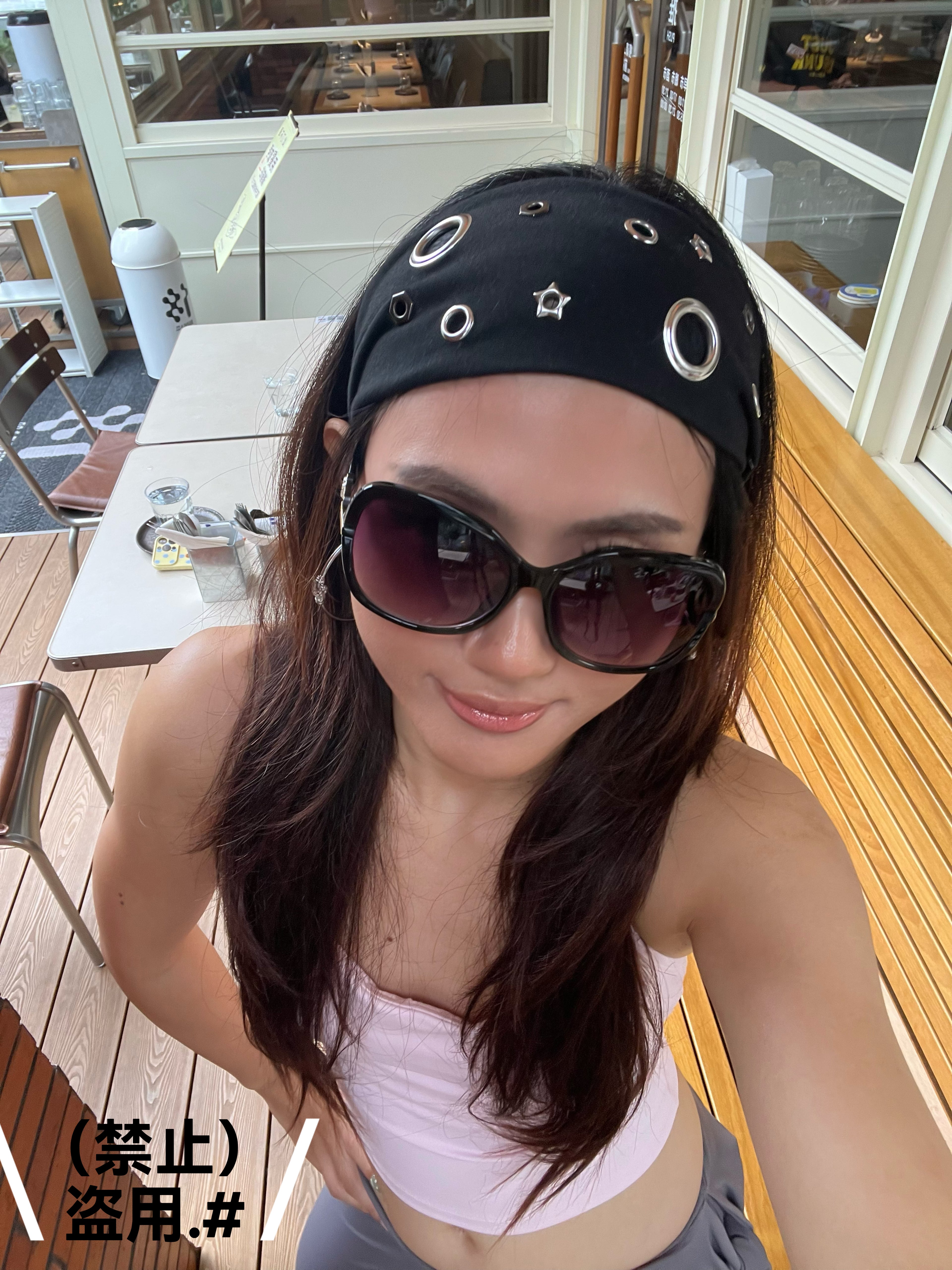 ACON Punk Metal Grommet Wide Stretch Headband, Women Irregular Hollow Rivet Y2K Grunge Hair Band, Retro Cool Spicy Girl Streetwear Hair Accessory