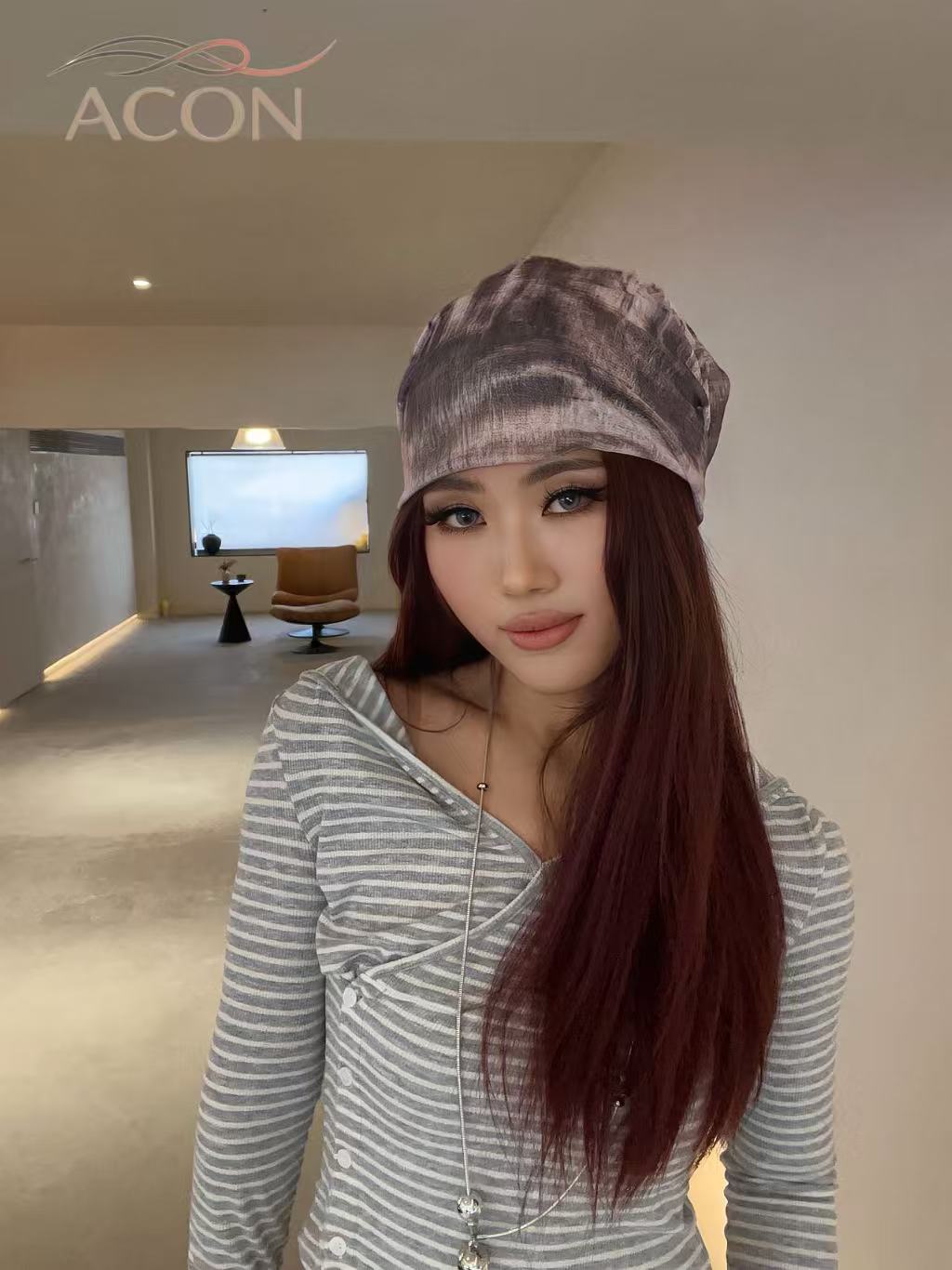 Mesh Tie-Dye Slouchy Beanie – Breathable Stackable Hat | 2026 Spring / Summer Mesh Series | ACON