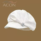 ACON 3 Color Classic Newsboy Cap - Baby Soft Cotton Baker Boy Hat