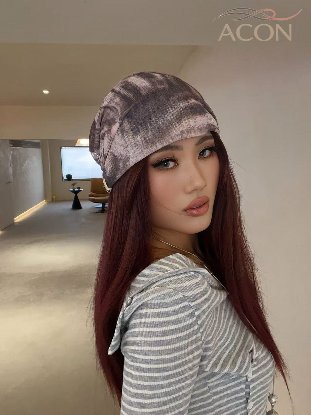 Mesh Tie-Dye Slouchy Beanie – Breathable Stackable Hat | 2026 Spring / Summer Mesh Series | ACON