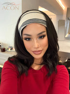 ACON TikTok Viral Wide Striped Headband - Sports & Yoga Hair Band