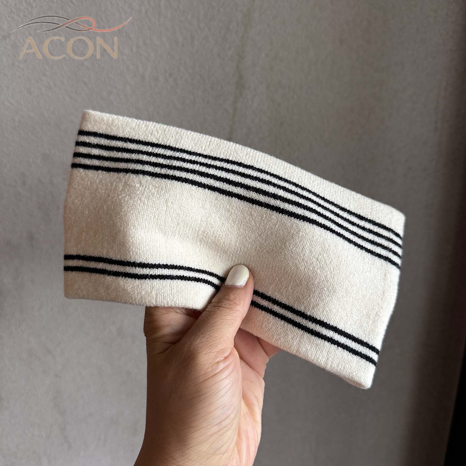 ACON TikTok Viral Wide Striped Headband - Sports & Yoga Hair Band