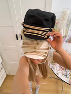 Retro British Gold Trim Cap & Royal Court Beret