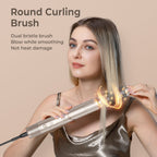 ACON 5 in 1 Air Blower/ Multi Functional Folding Hot Air Brush– High-Speed Hair Dryer Brush with Auto Wrap Curlers, Fast Drying & Frizz-Free Styling, No Heat Damage, Volumizing Brush