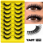 Cartoon-Style False Eyelashes for Sweet & Cool Girls – One-Piece Extra-Long Thai-Style Lashes, Mixed-Race Girl Group Look, Beginner-Friendly