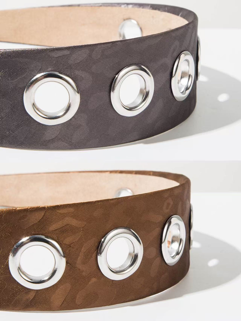 Vintage Cutout Wide Headband – Metal-Trim Detail | ACON