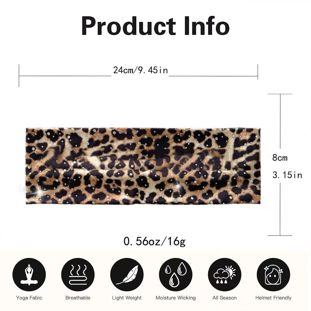 ACON Leopard-Sparkling-Sports-Headband
