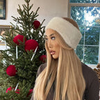 ACON Womens Ear Warmers Headbands Winter Warm Fuzzy Cable Knit Head Wrap Fleece Lined Gifts